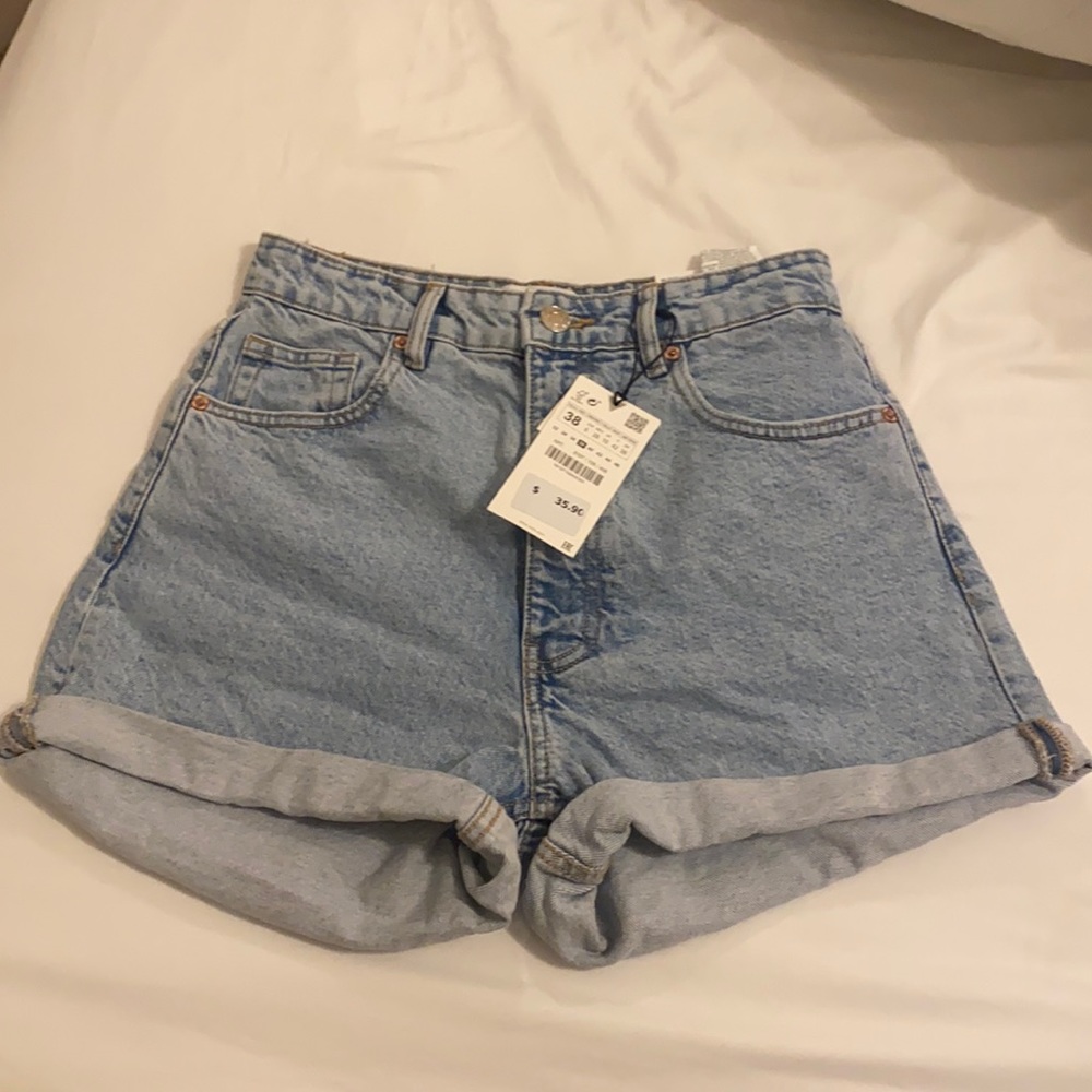 Zara mom shorts